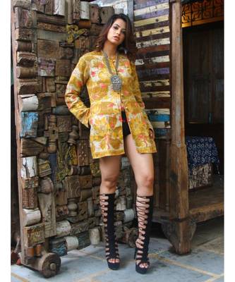 multicolor cotton handmade desinger ladies women western kanth jacket 2