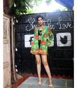 multicolor cotton handmade desinger ladies women western kanth jacket