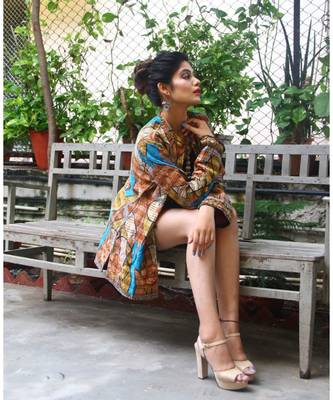 multicolor cotton handmade desinger ladies women western kanth jacket 2