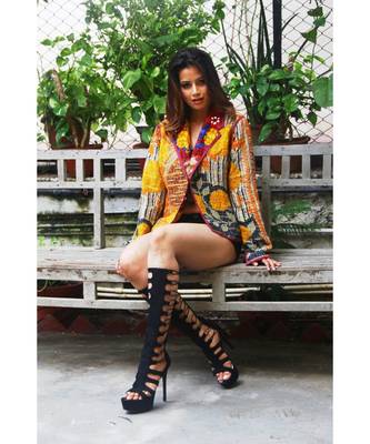 multicolor cotton handmade desinger ladies women western kanth jacket 3
