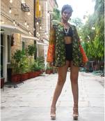 multicolor cotton handmade desinger ladies women western kanth jacket