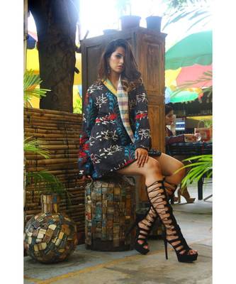 multicolor cotton handmade desinger ladies women western kanth jacket 2