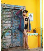 multicolor cotton handmade desinger ladies women western kanth jacket