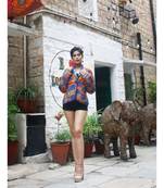 multicolor cotton handmade desinger ladies women western kanth jacket