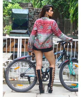 multicolor cotton handmade desinger ladies women western kanth jacket 4