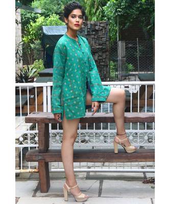 multicolor cotton handmade desinger ladies women western kanth jacket 1
