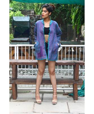 multicolor cotton handmade desinger ladies women western kanth jacket 5