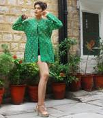 multicolor cotton handmade desinger ladies women western kanth jacket