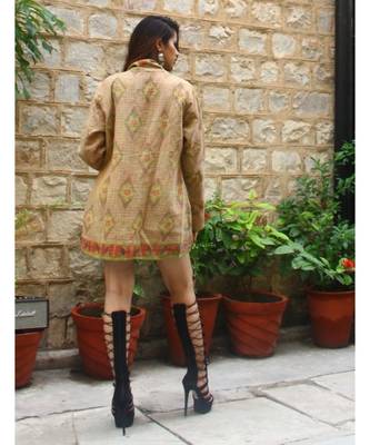 multicolor cotton handmade desinger ladies women western kanth jacket 2