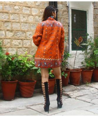 multicolor cotton handmade desinger ladies women western kanth jacket 4