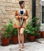 multicolor cotton handmade desinger ladies women western kanth jacket