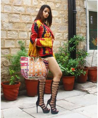 multicolor cotton handmade desinger ladies women western kanth jacket 1