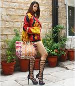 multicolor cotton handmade desinger ladies women western kanth jacket