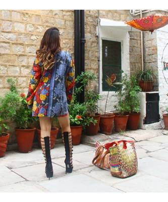 multicolor cotton handmade desinger ladies women western kanth jacket 4