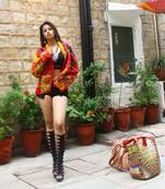 multicolor cotton handmade desinger ladies women western kanth jacket