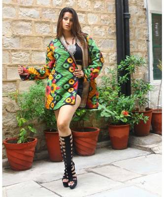 multicolor cotton handmade desinger ladies women western kanth jacket 1