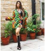 multicolor cotton handmade desinger ladies women western kanth jacket