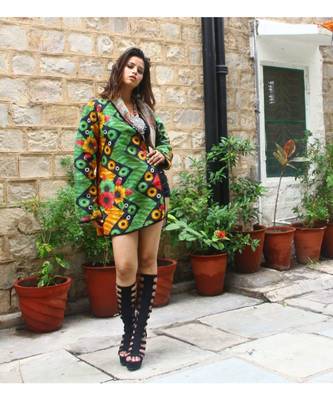 multicolor cotton handmade desinger ladies women western kanth jacket 3