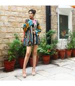 multicolor cotton handmade desinger ladies women western kanth jacket