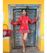 multicolor cotton handmade desinger ladies women western kanth jacket