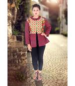 multicolor cotton handmade desinger ladies women western kanth jacket