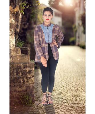 multicolor cotton handmade desinger ladies women western kanth jacket 1