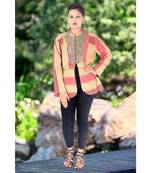 multicolor cotton handmade desinger ladies women western kanth jacket