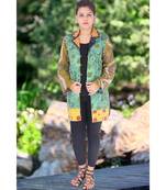 multicolor cotton handmade desinger ladies women western kanth jacket