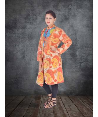 multicolor cotton handmade desinger ladies women western kanth jacket 1