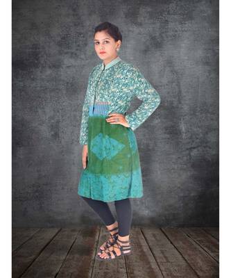 multicolor cotton handmade desinger ladies women western kanth jacket 1