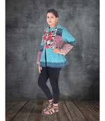 multicolor cotton handmade desinger ladies women western kanth jacket