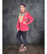 multicolor cotton handmade desinger ladies women western kanth jacket