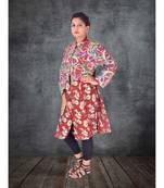 multicolor cotton handmade desinger ladies women western kanth jacket