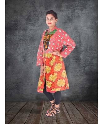 multicolor cotton handmade desinger ladies women western kanth jacket 1