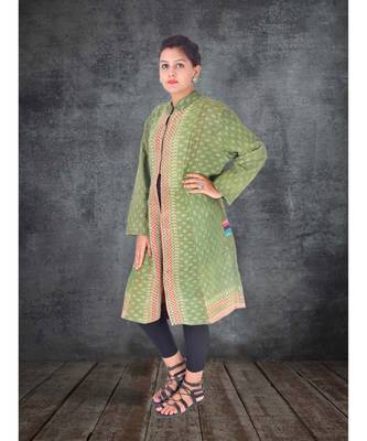 multicolor cotton handmade desinger ladies women western kanth jacket 1
