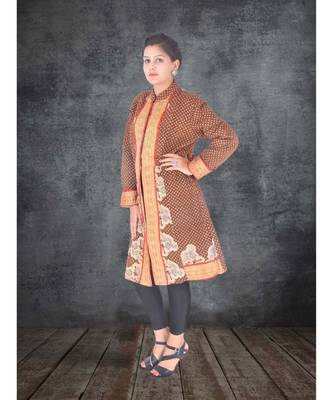 multicolor cotton handmade desinger ladies women western kanth jacket 1