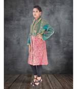 multicolor cotton handmade desinger ladies women western kanth jacket