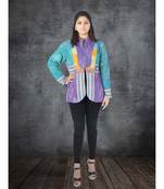 multicolor cotton handmade desinger ladies women western kanth jacket