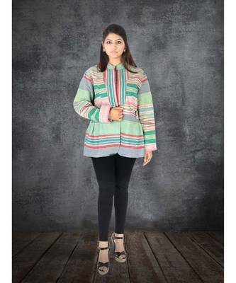 multicolor cotton handmade desinger ladies women western kanth jacket 1