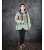 multicolor cotton handmade desinger ladies women western kanth jacket
