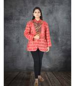multicolor cotton handmade desinger ladies women western kanth jacket