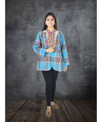 multicolor cotton handmade desinger ladies women western kanth jacket 1