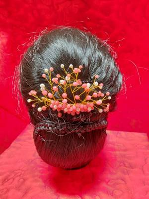 Red pearl hair-accessories 2