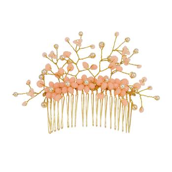 Orange pearl hair-accessories 1