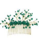 Green pearl hair-accessories