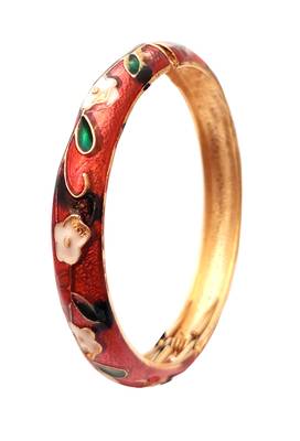 Red cubic zirconia bangles-and-bracelets 1