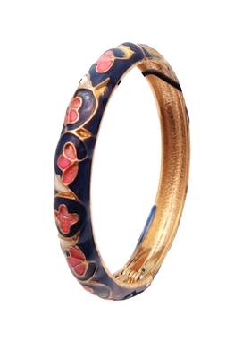 Blue cubic zirconia bangles-and-bracelets 1