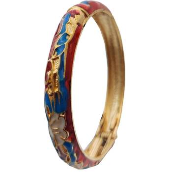 Red cubic zirconia bangles-and-bracelets 1
