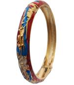 Red cubic zirconia bangles-and-bracelets