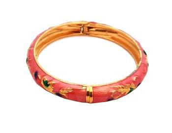 Pink cubic zirconia bangles-and-bracelets 2